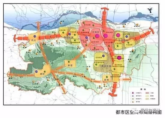 郑州最新版城市布局图